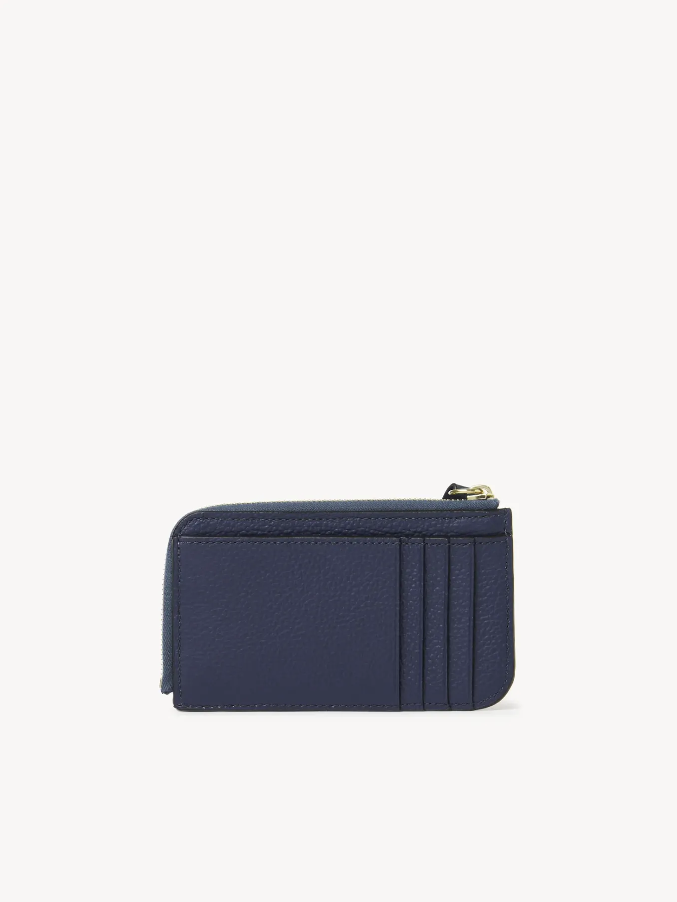 Porte-Cartes-Chloé Porte-Monnaie Alphabet Avec Fentes Pour Cartes Carbon Blue