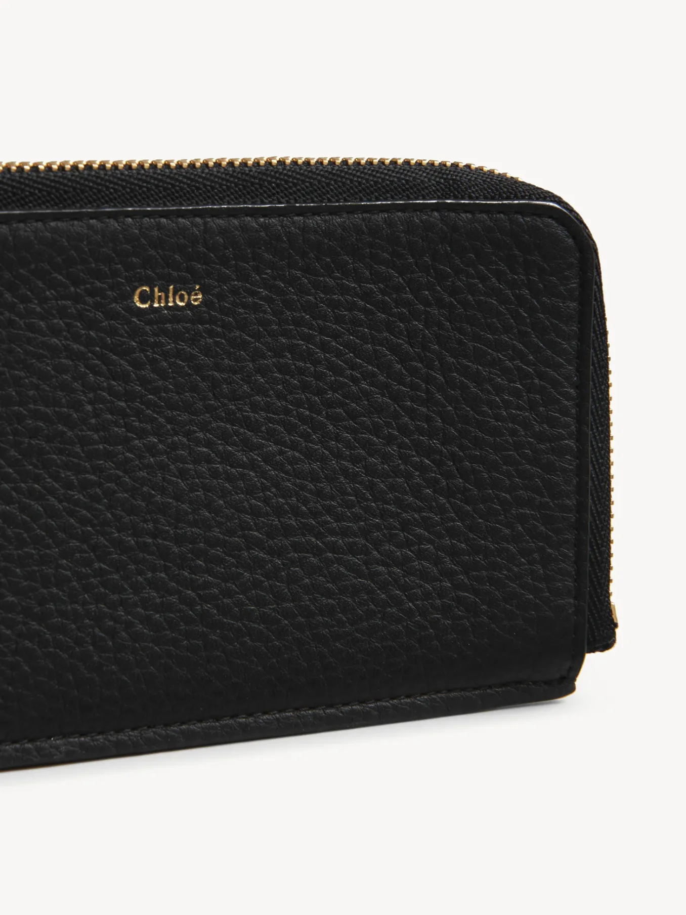 Porte-Cartes-Chloé Porte-Monnaie Alphabet Avec Fentes Pour Cartes Noir