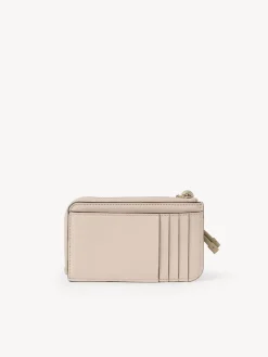 Porte-Monnaie-Chloé Porte-Monnaie Alphabet Avec Fentes Pour Cartes Cement Pink