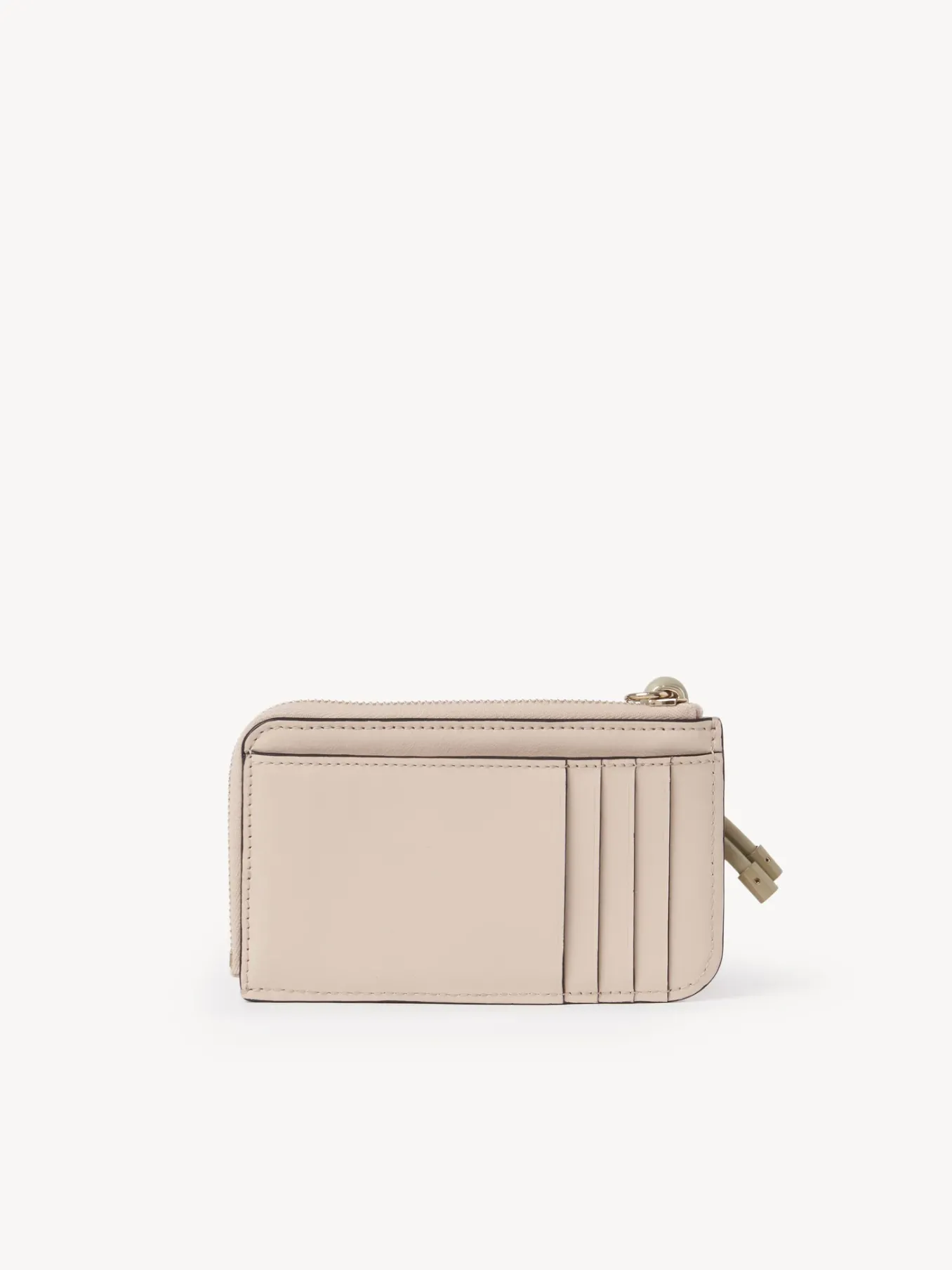 Porte-Monnaie-Chloé Porte-Monnaie Alphabet Avec Fentes Pour Cartes Cement Pink