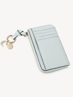 Porte-Cartes-Chloé Porte-Monnaie Alphabet Avec Fentes Pour Cartes Skylight Blue