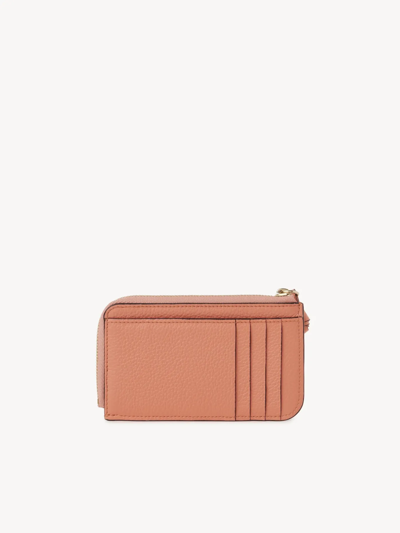 Porte-Cartes-Chloé Porte-Monnaie Alphabet Avec Fentes Pour Cartes Flaming Coral