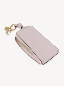 Porte-Cartes-Chloé Porte-Monnaie Alphabet Avec Fentes Pour Cartes Pure Pink