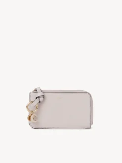 Porte-Cartes-Chloé Porte-Monnaie Alphabet Avec Fentes Pour Cartes Wild Grey