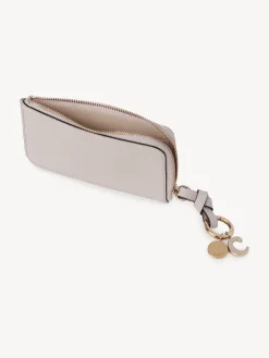 Porte-Cartes-Chloé Porte-Monnaie Alphabet Avec Fentes Pour Cartes Wild Grey