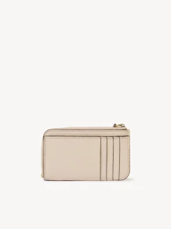 Porte-Cartes-Chloé Porte-Monnaie Alphabet Avec Fentes Pour Cartes Cement Pink