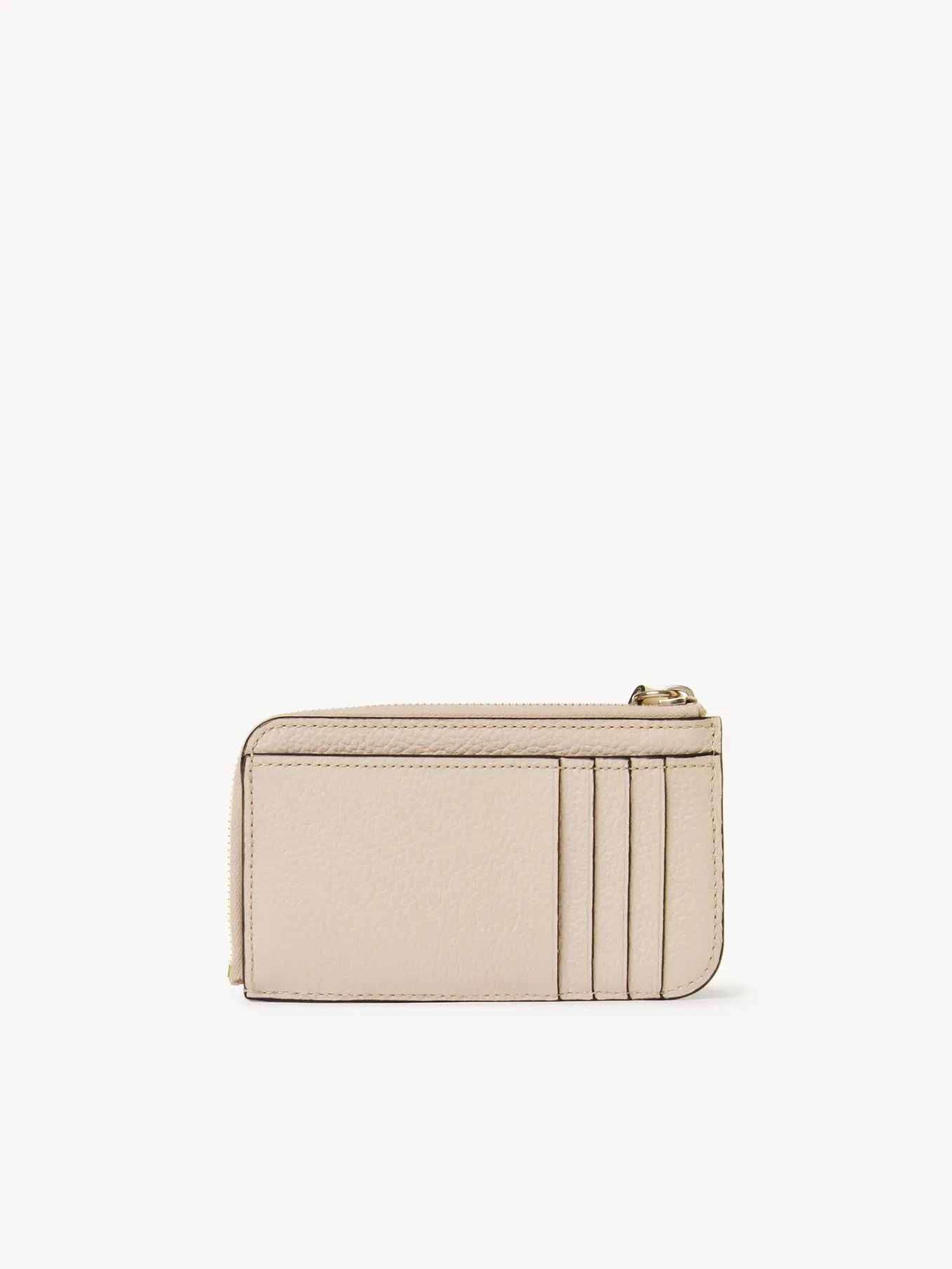 Porte-Cartes-Chloé Porte-Monnaie Alphabet Avec Fentes Pour Cartes Cement Pink