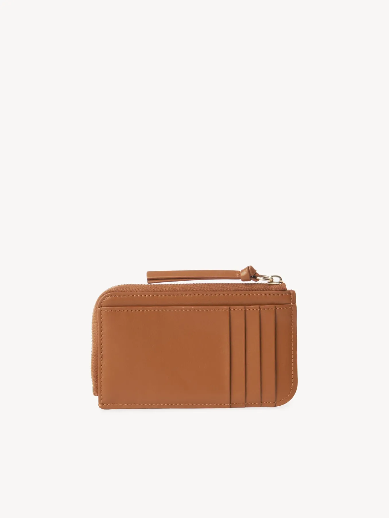 Porte-Cartes-Chloé Porte-Monnaie Chloe Sense Avec Fentes Pour Cartes Caramel