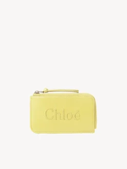 Porte-Cartes-Chloé Porte-Monnaie Chloe Sense Avec Fentes Pour Cartes Daffodil Yellow