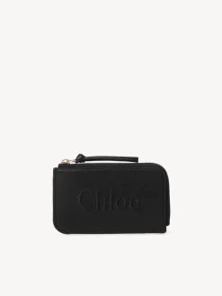 Porte-Cartes-Chloé Porte-Monnaie Chloe Sense Avec Fentes Pour Cartes Noir