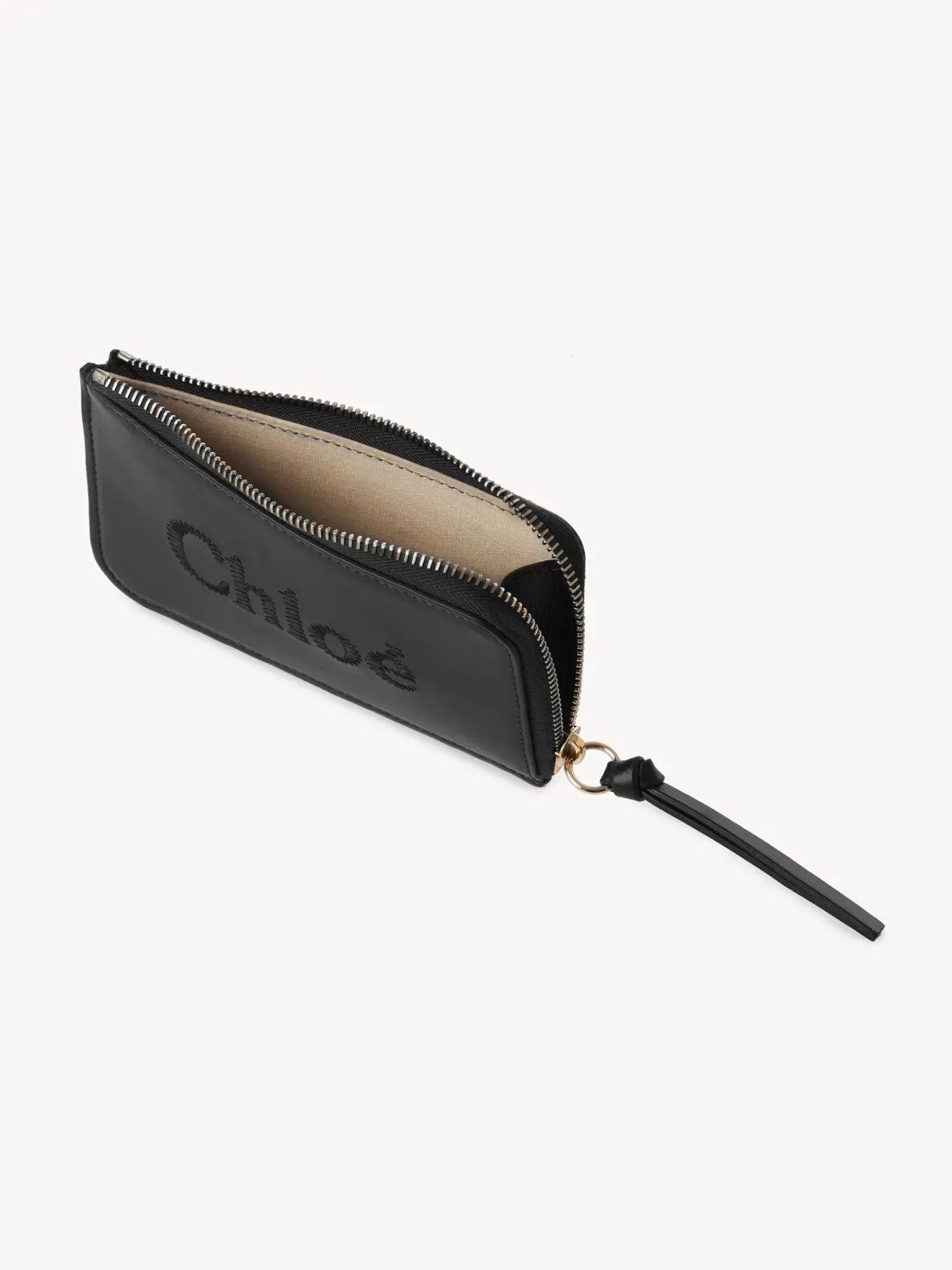 Porte-Cartes-Chloé Porte-Monnaie Chloe Sense Avec Fentes Pour Cartes Noir