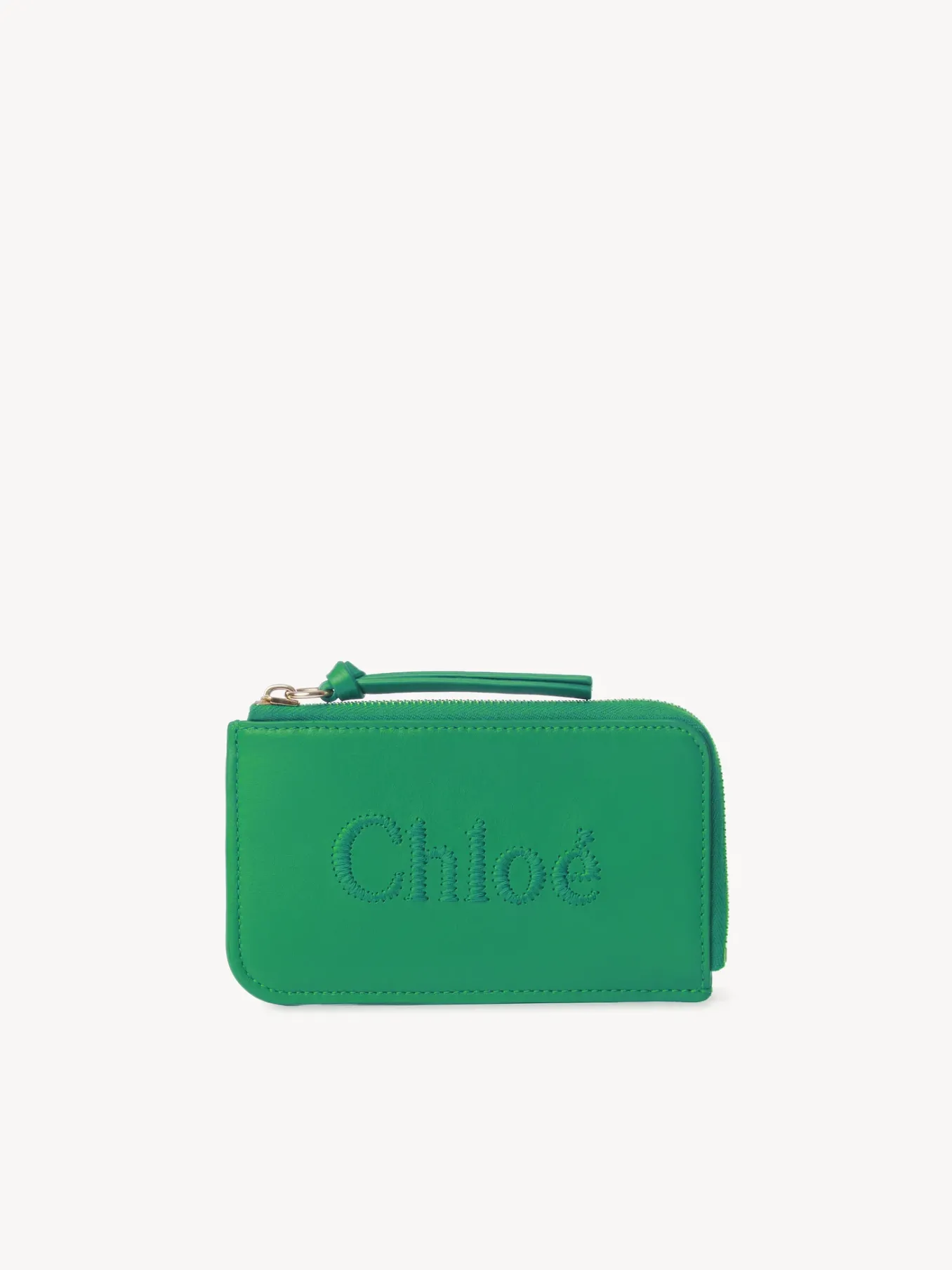 Porte-Cartes-Chloé Porte-Monnaie Chloe Sense Avec Fentes Pour Cartes Pop Green