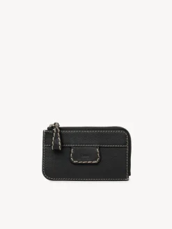 Porte-Cartes-Chloé Porte-Monnaie Edith Avec Fentes Pour Cartes Noir