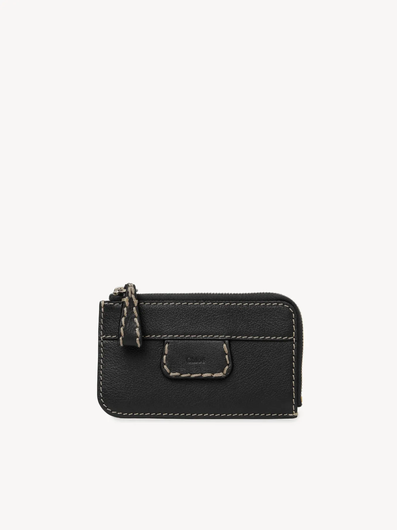Porte-Cartes-Chloé Porte-Monnaie Edith Avec Fentes Pour Cartes Noir