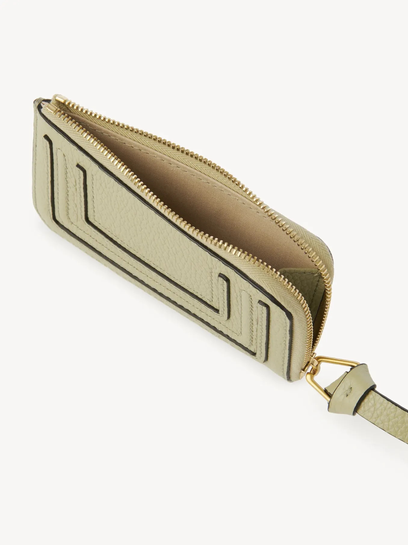Porte-Cartes-Chloé Porte-Monnaie Marcie Avec Fentes Pour Cartes Faded Green
