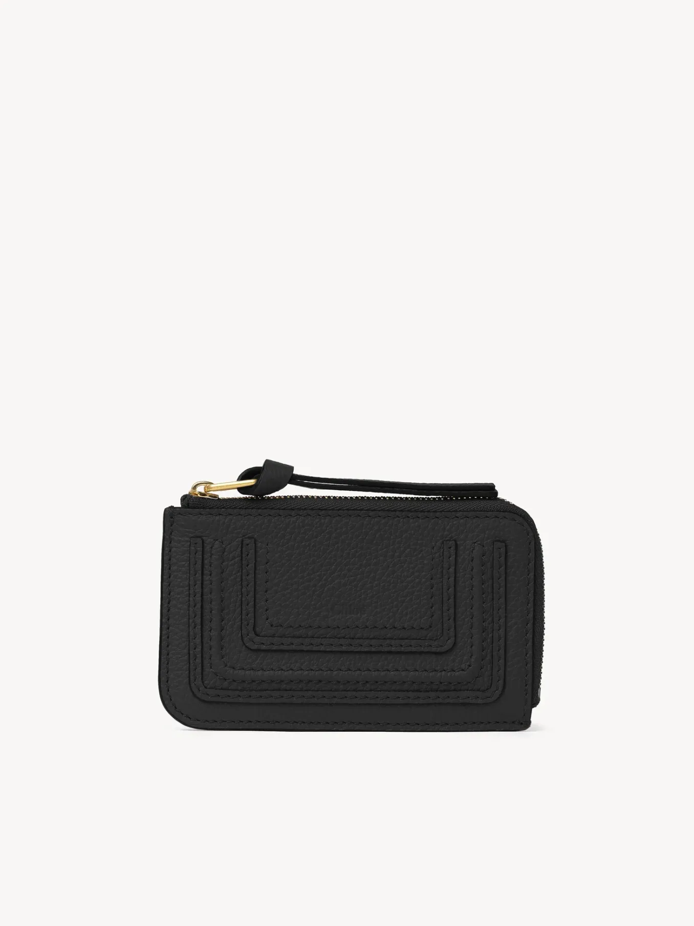 Pochettes-Chloé Porte-Monnaie Marcie Avec Fentes Pour Cartes Noir