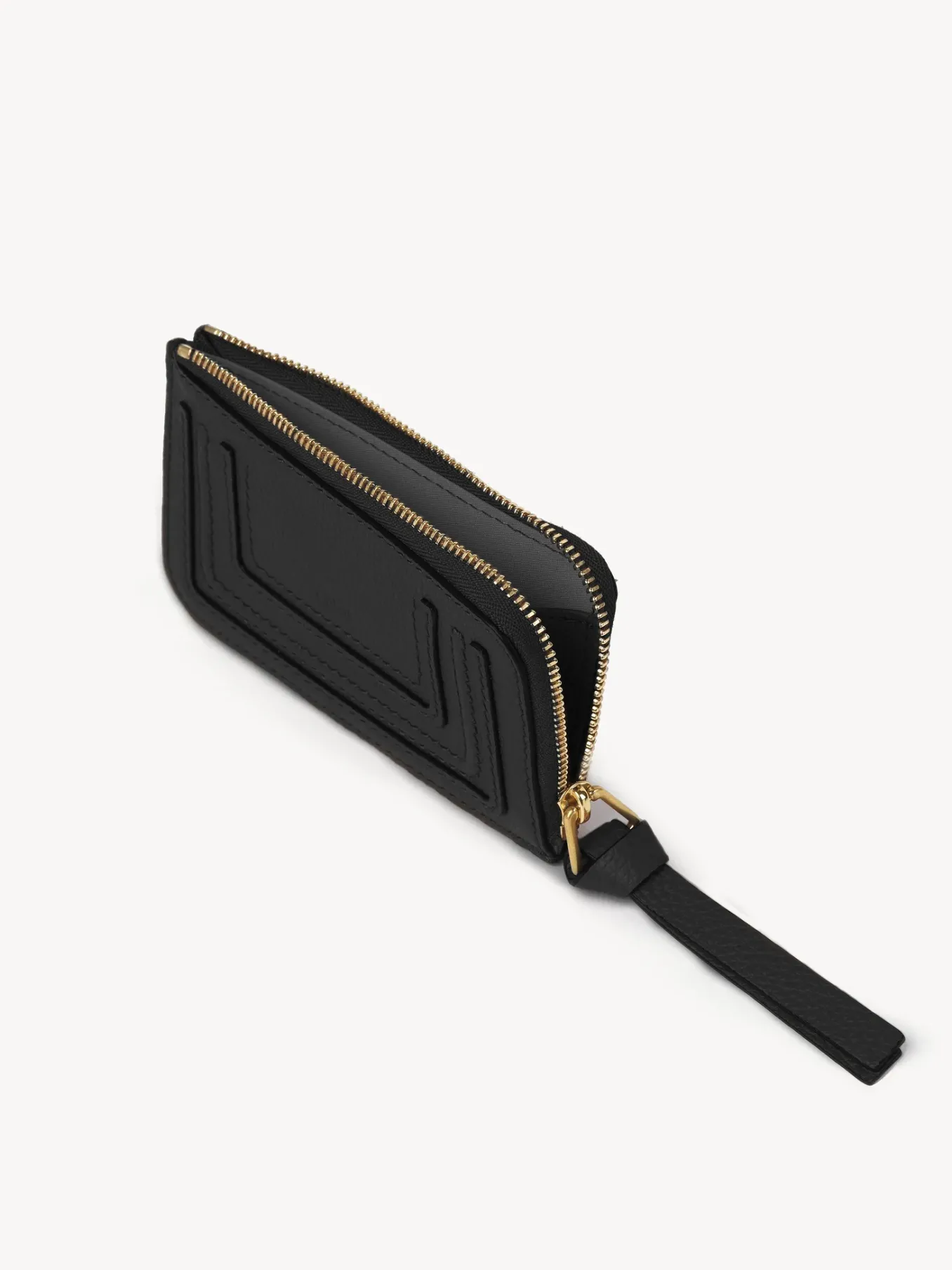 Pochettes-Chloé Porte-Monnaie Marcie Avec Fentes Pour Cartes Noir