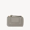 Pochettes-Chloé Porte-Monnaie Marcie Avec Fentes Pour Cartes Cashmere Grey