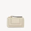 Porte-Monnaie-Chloé Porte-Monnaie Marcie Avec Fentes Pour Cartes Root Beige