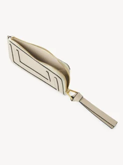 Porte-Monnaie-Chloé Porte-Monnaie Marcie Avec Fentes Pour Cartes Root Beige