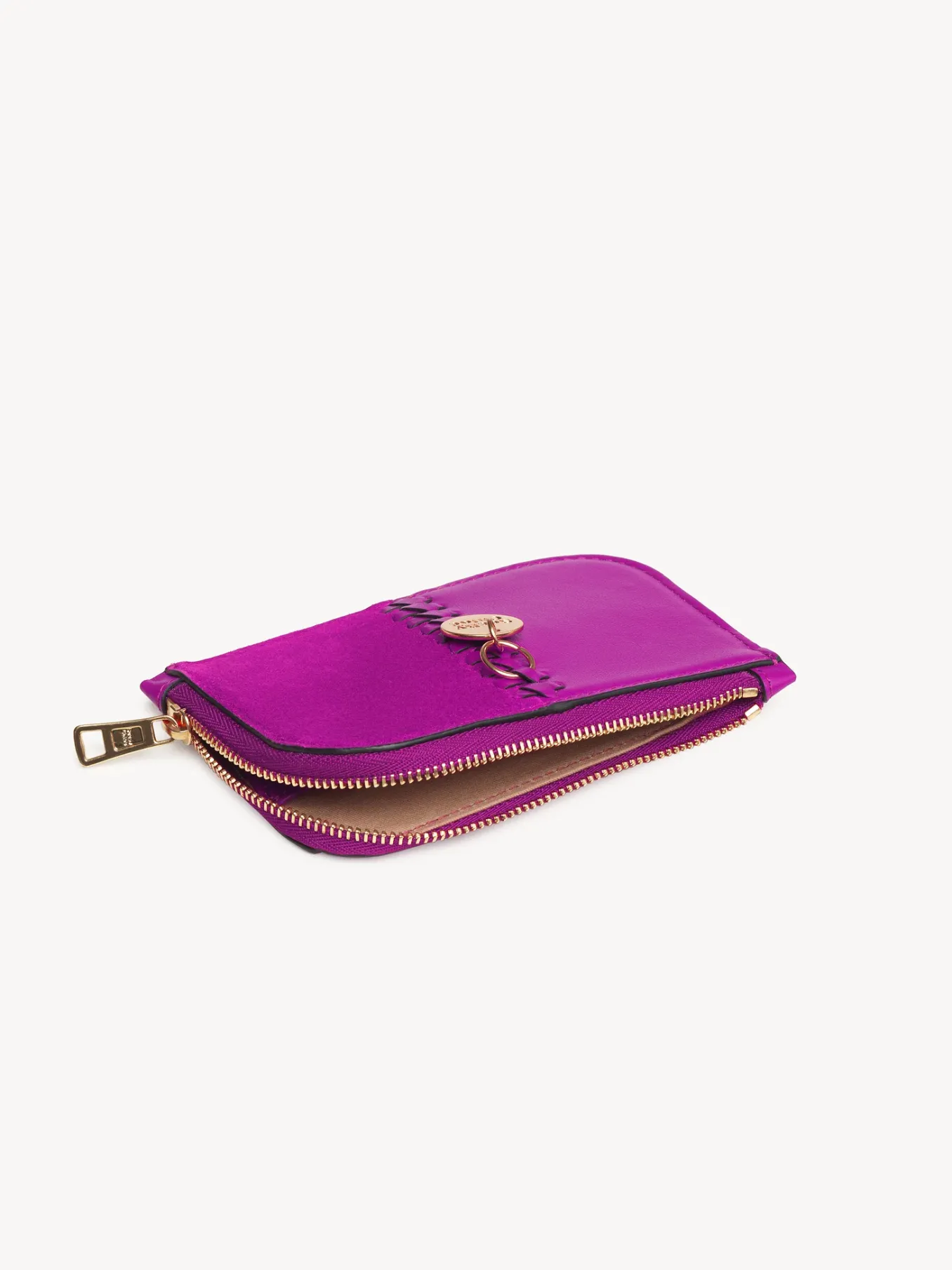 Portefeuilles Compacts-Chloé Porte-Monnaie Tilda Avec Fentes Pour Cartes Fuchsia Purple
