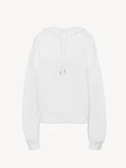 Maille-Chloé Pull A Capuche Iconic Milk