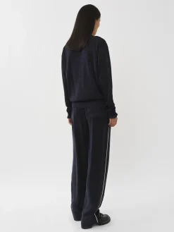 Vêtements-Chloé Pull A Smocks Ink Navy