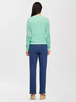 Vêtements-Chloé Pull Ajuste Afterglow Green