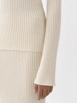 Maille-Chloé Pull Ajuste Lovely White