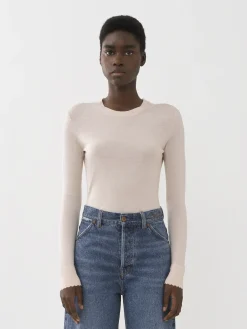 Maille-Chloé Pull Classique Pansy Pink