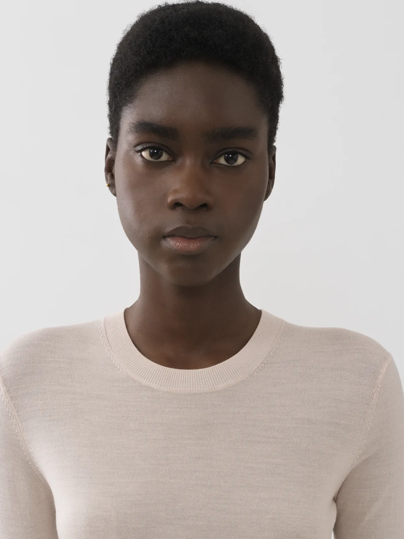 Maille-Chloé Pull Classique Pansy Pink