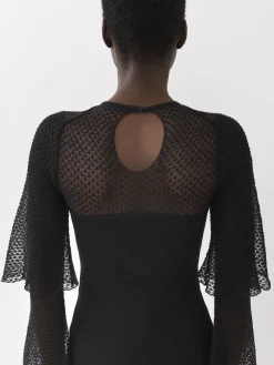 Tops Et Blouses-Chloé Pull Col Rond Noir