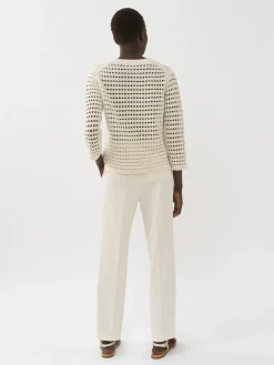 Vêtements-Chloé Pull Col Rond Blanc