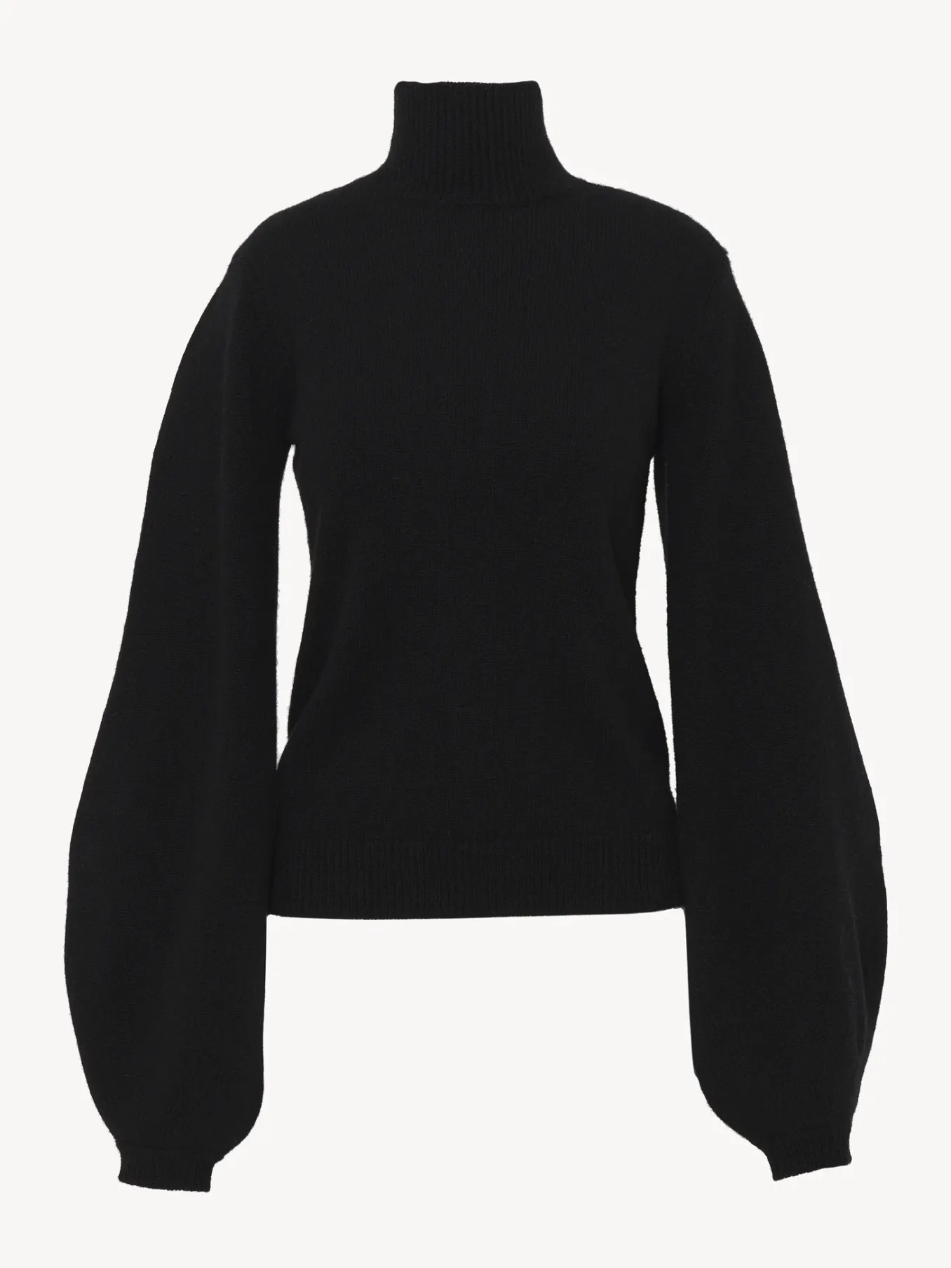 Maille-Chloé Pull Col Roule Noir