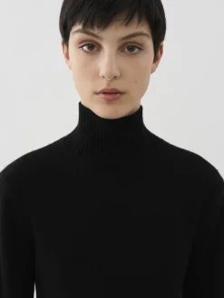 Maille-Chloé Pull Col Roule Noir