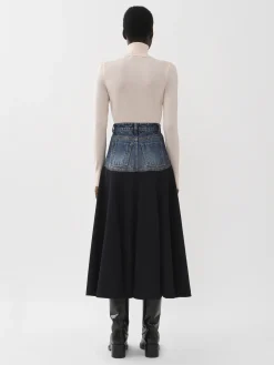 Maille-Chloé Pull Col Roule Pansy Pink