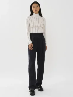 Vêtements-Chloé Pull Col Roule Cloudy White