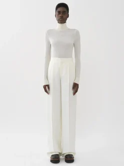 Maille-Chloé Pull Col Roule Iconic Milk
