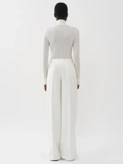 Maille-Chloé Pull Col Roule Iconic Milk