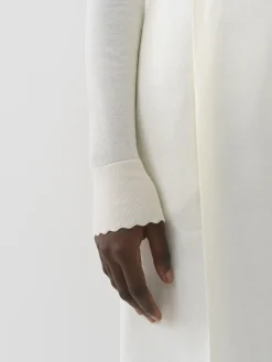 Maille-Chloé Pull Col Roule Iconic Milk