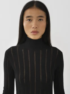 Vêtements-Chloé Pull Col Roule Noir