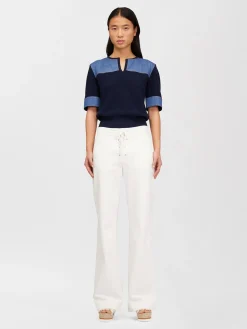 Vêtements-Chloé Pull Manches Courtes Ink Navy