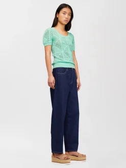 Vêtements-Chloé Pull Manches Courtes Afterglow Green