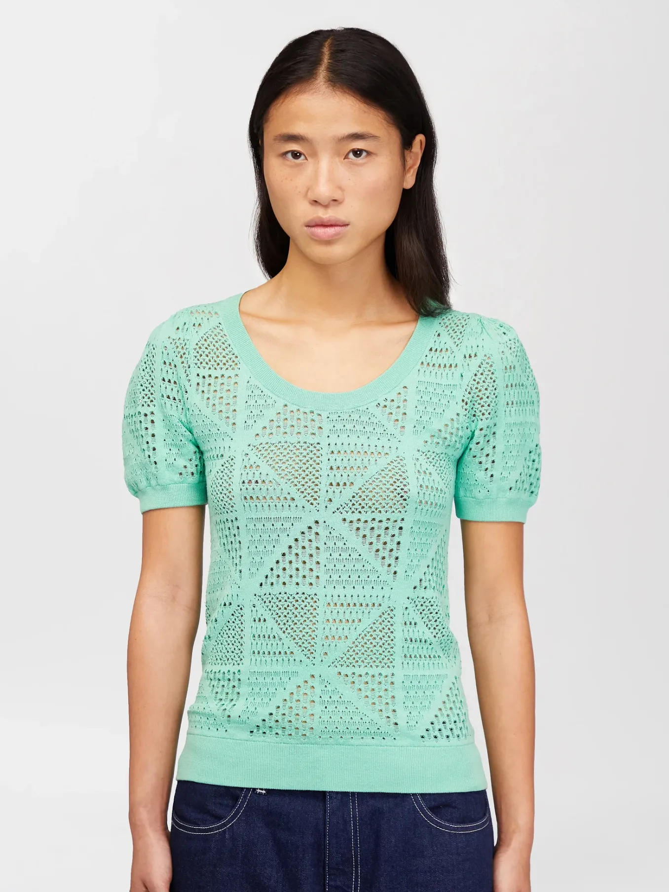 Vêtements-Chloé Pull Manches Courtes Afterglow Green