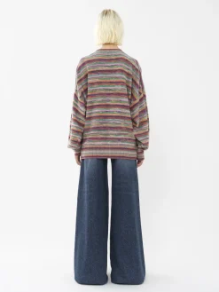 Maille-Chloé Pull Oversize Multicolor Black 1