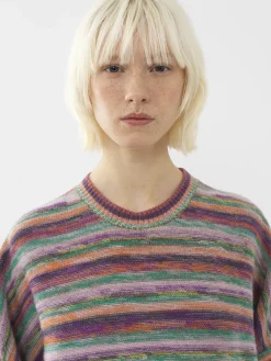Maille-Chloé Pull Oversize Multicolor Black 1