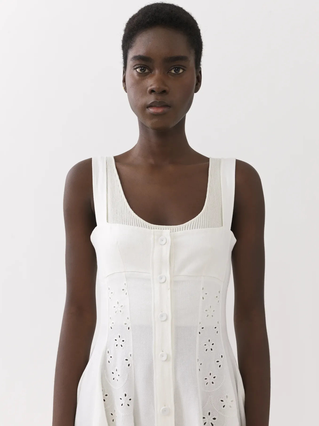 Robes-Chloé Robe Bain De Soleil Midi Iconic Milk