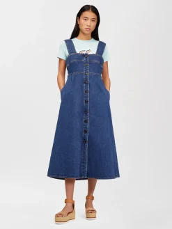Vêtements-Chloé Robe Chasuble Truly Navy