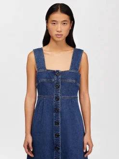 Vêtements-Chloé Robe Chasuble Truly Navy