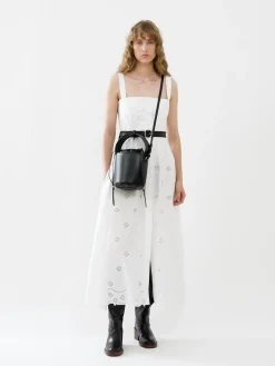 Robes-Chloé Robe Chasuble Corset Blanc
